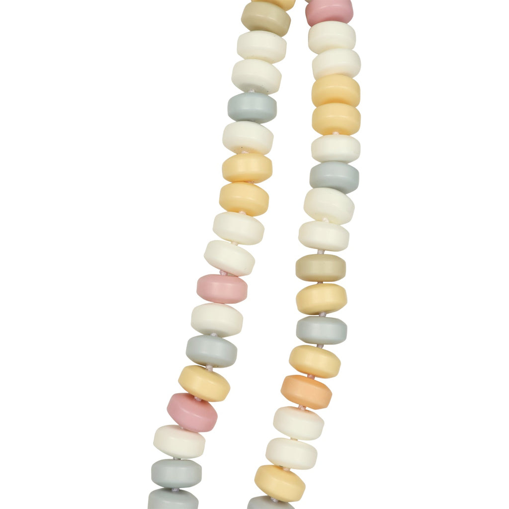 Chanel CC Candy Sweetie Long Necklace Multicolor Resin Light Gold Tone Hardware