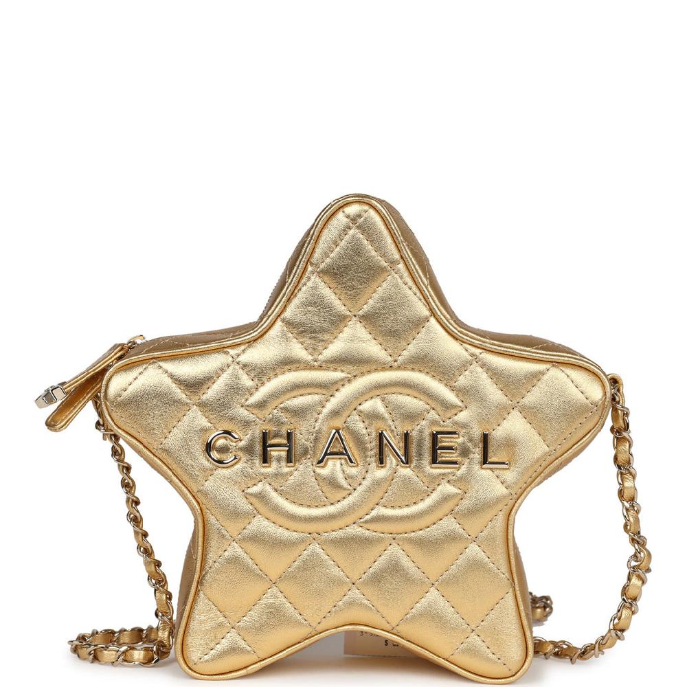 Chanel Star Bag Metallic Gold Lambskin Gold Hardware