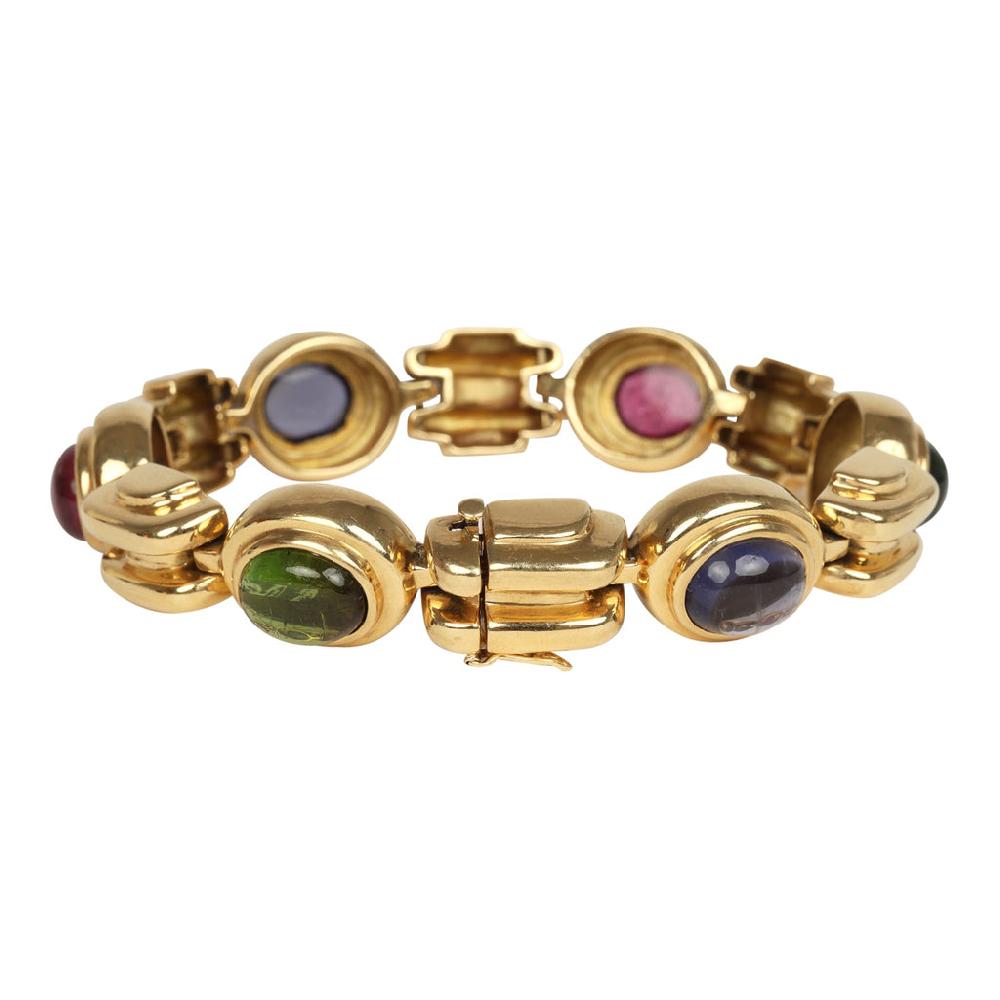 For Future Reference Vintage 1980s Gemstone Bracelet