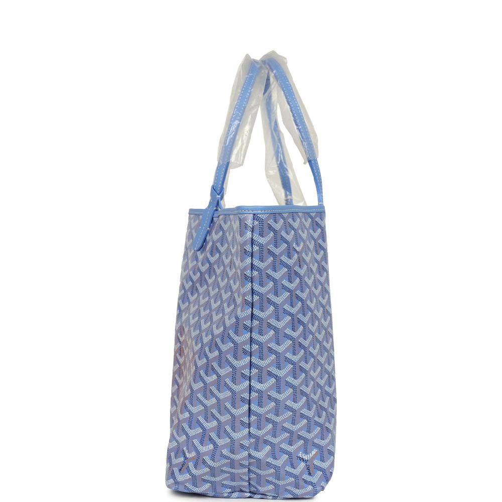 Goyard Goyardine Iris Saint Louis PM Tote Bag Palladium Hardware