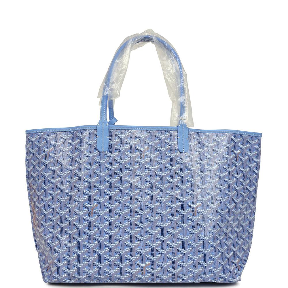 Goyard Goyardine Iris Saint Louis PM Tote Bag Palladium Hardware
