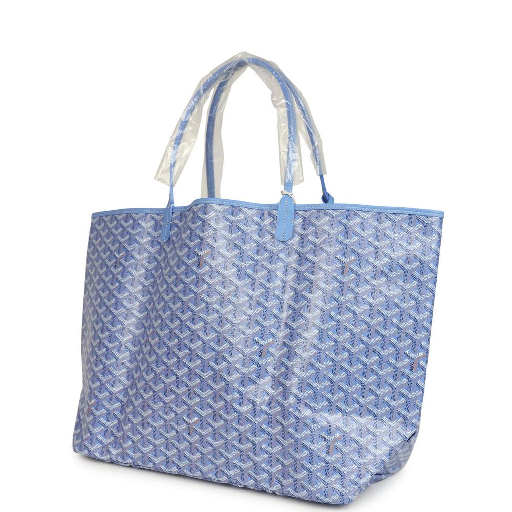 Goyard Goyardine Iris St. Louis GM Tote Bag Palladium Hardware