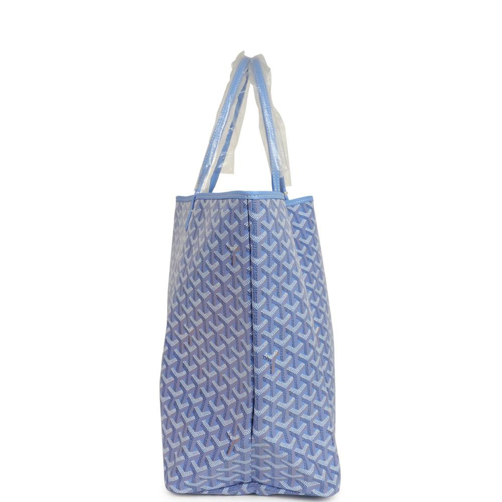 Goyard Goyardine Iris St. Louis GM Tote Bag Palladium Hardware