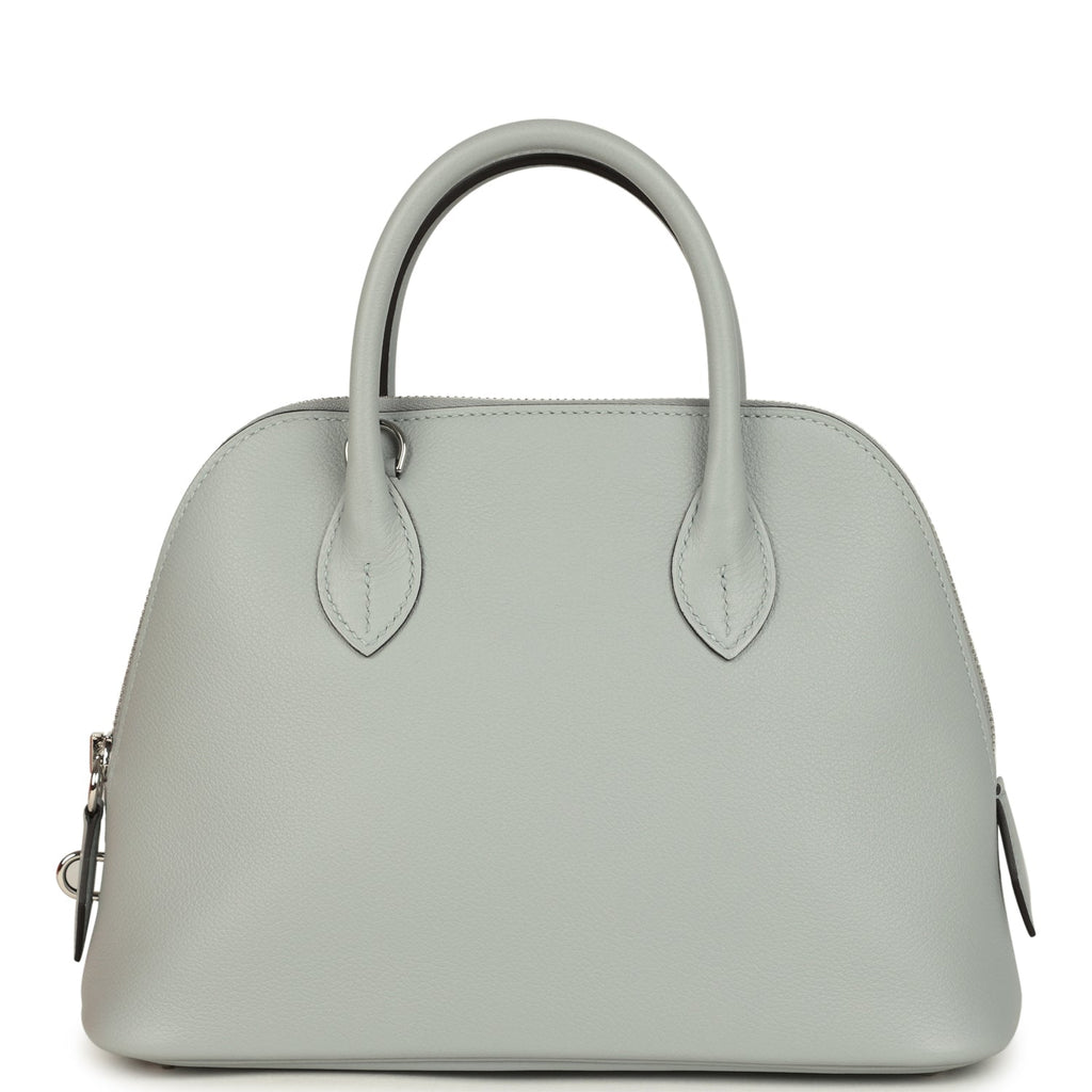 Hermes 1923 Bolide 25 Gris Plantin Evercolor Palladium Hardware