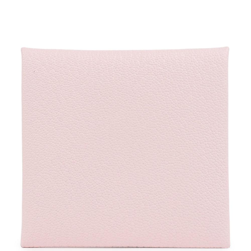Hermes Bastia Change Purse Rose Darling Chevre Mysore Palladium Hardware