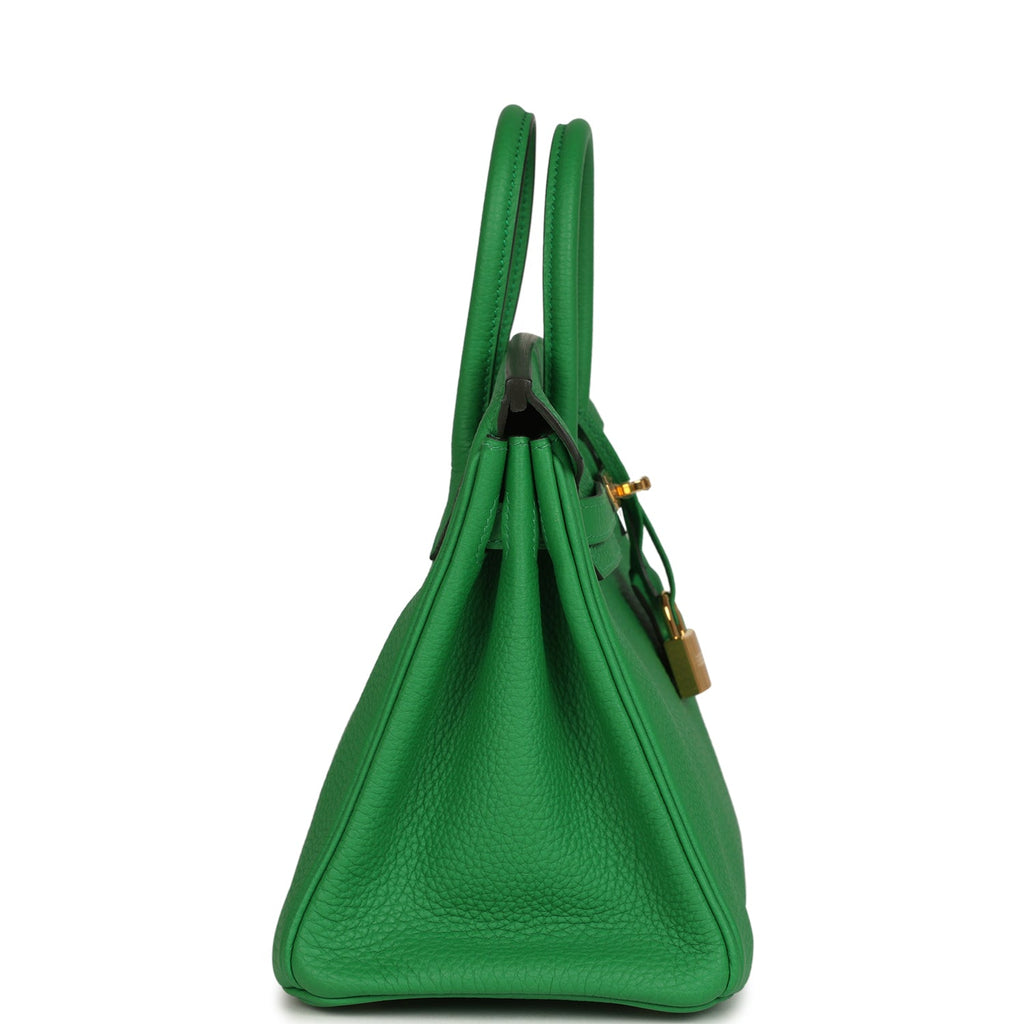 Hermes Birkin 25 Bambou Togo Gold Hardware