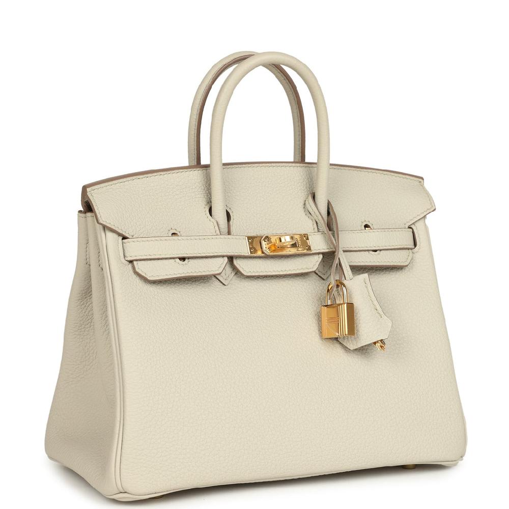 Hermes Birkin 25 Beton Togo Gold Hardware
