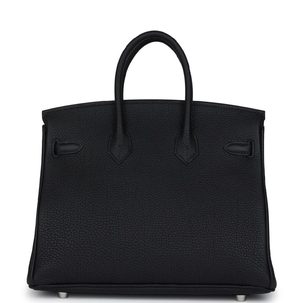Hermes Birkin 25 Black Togo Palladium Hardware