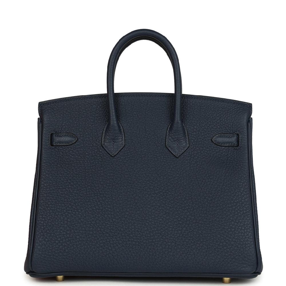 Hermes Birkin 25 Bleu Abysse Togo Gold Hardware