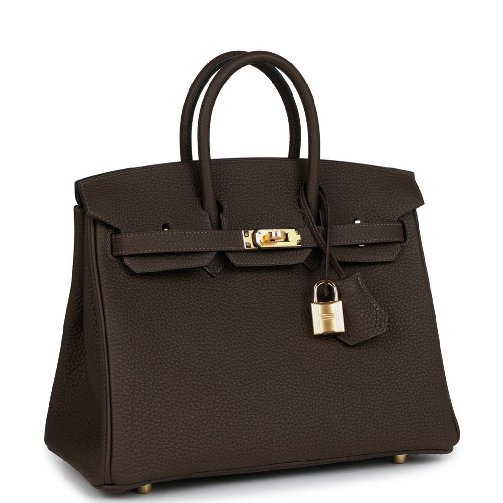 Hermes Birkin 25 Ecorce Togo Gold Hardware