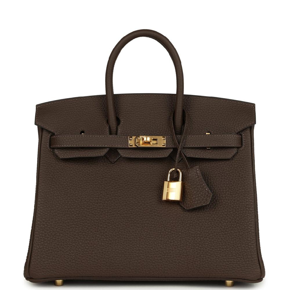Hermes Birkin 25 Ecorce Togo Gold Hardware