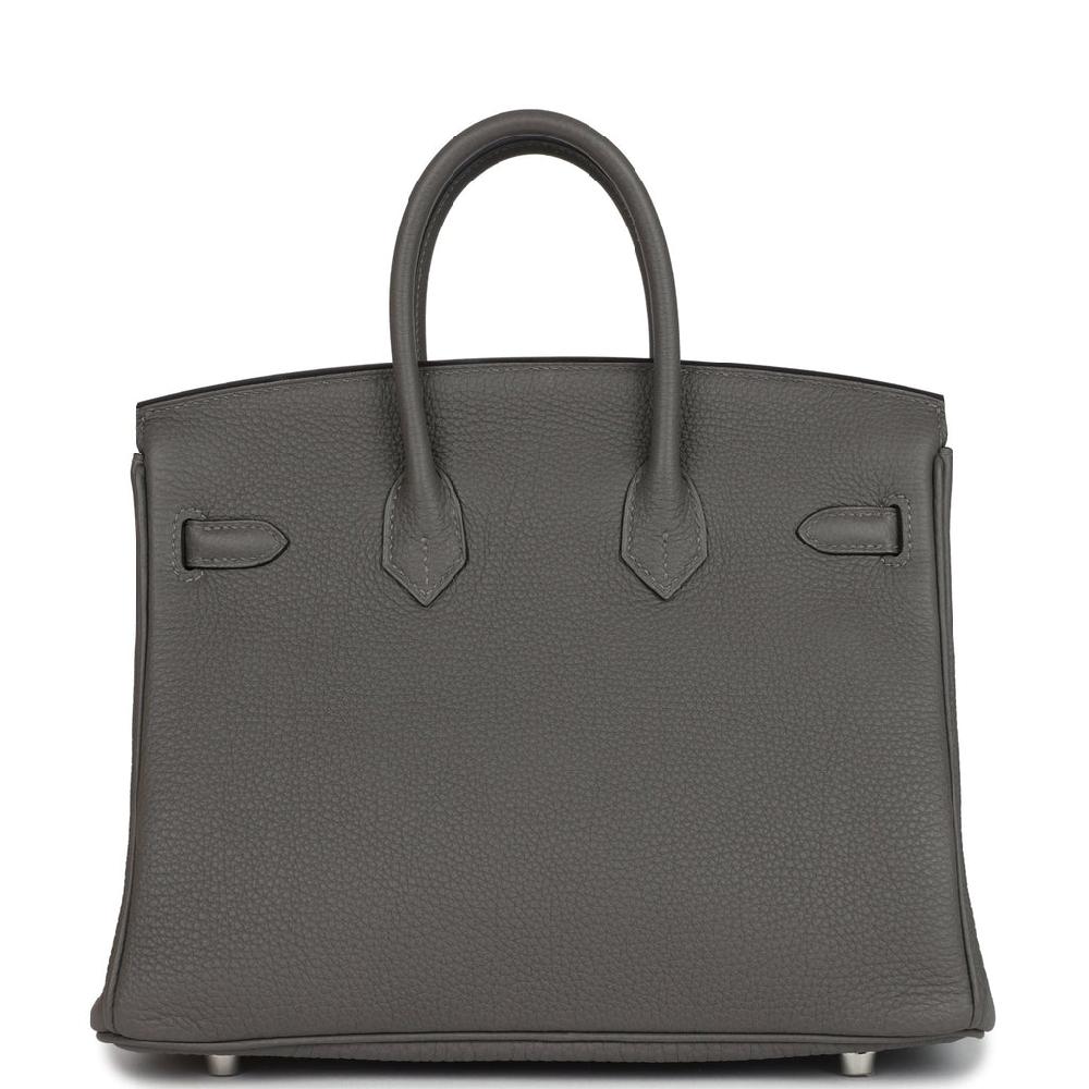 Hermes Birkin 25 Gris Meyer Togo Palladium Hardware