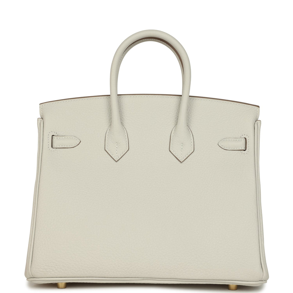 Hermes Birkin 25 Gris Pale Togo Gold Hardware