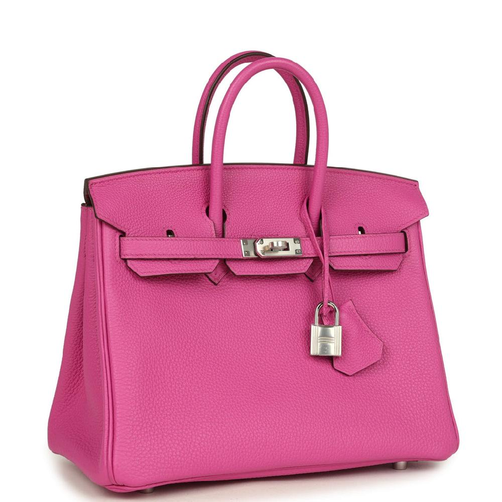 Hermes Birkin 25 Magnolia Togo Palladium Hardware