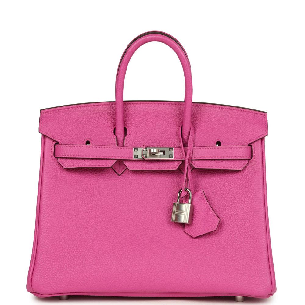 Hermes Birkin 25 Magnolia Togo Palladium Hardware