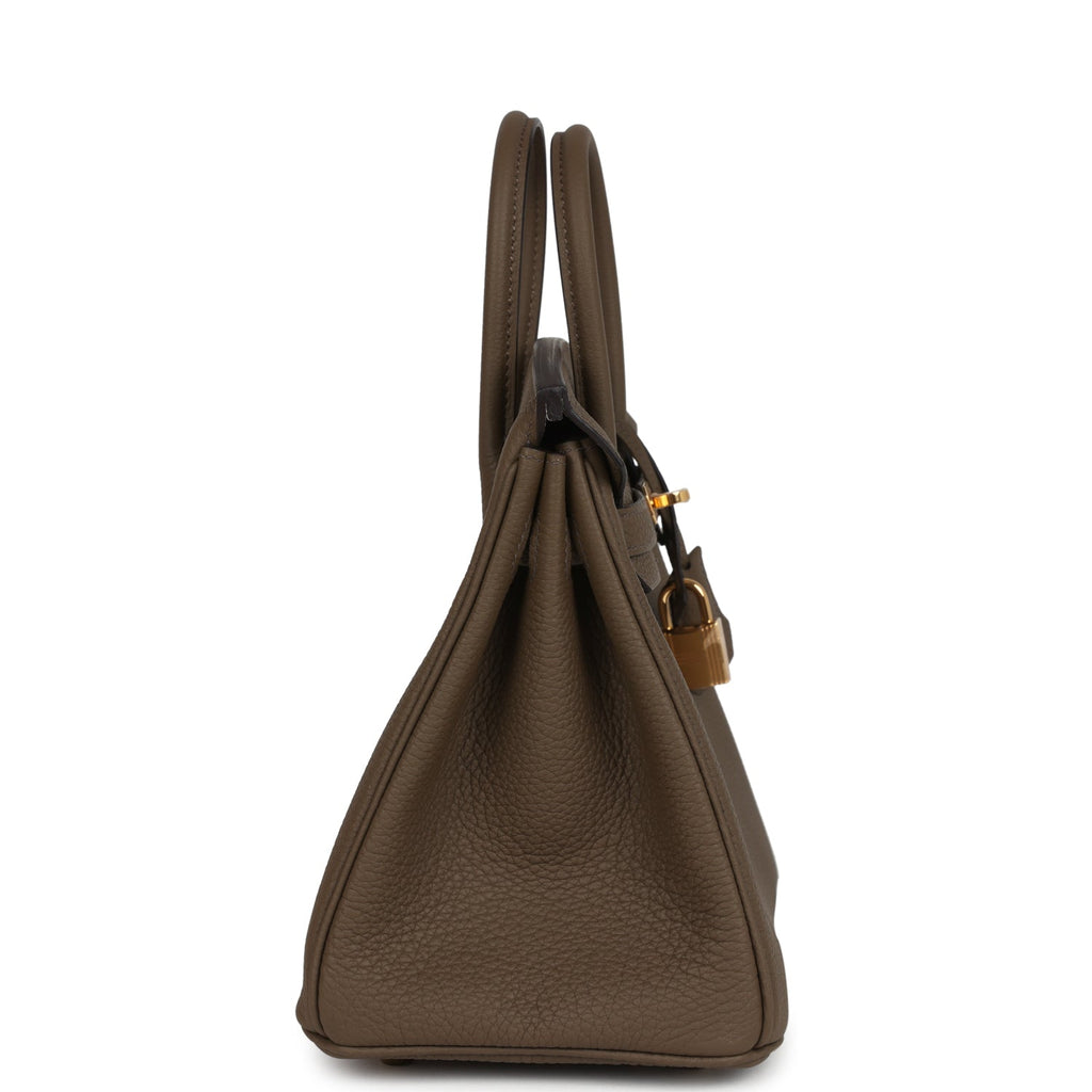 Hermes Birkin 25 Toundra Verso Togo Gold Hardware
