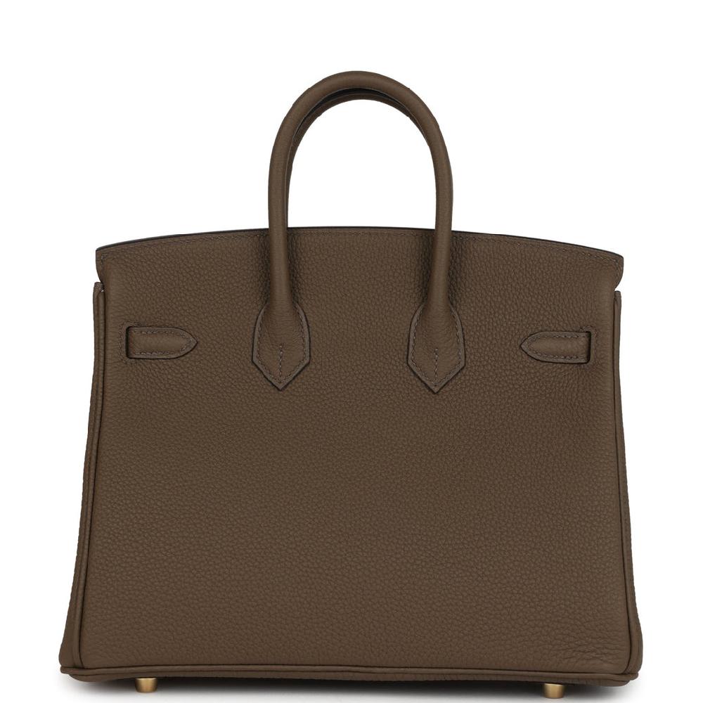 Hermes Birkin 25 Toundra Verso Togo Gold Hardware