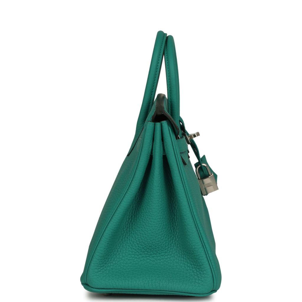 Hermes Birkin 25 Vert Verone Verso Togo Palladium Hardware