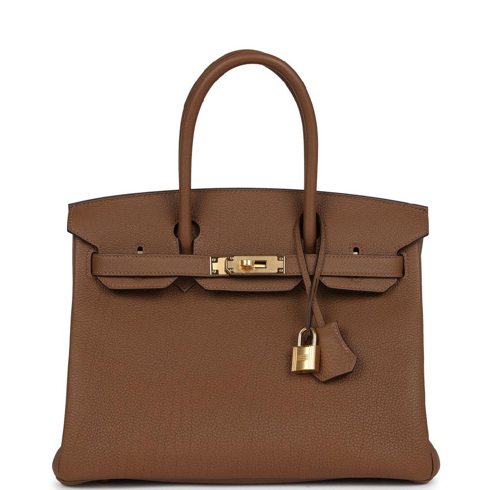 Hermes Birkin 30 Alezan Togo Gold Hardware