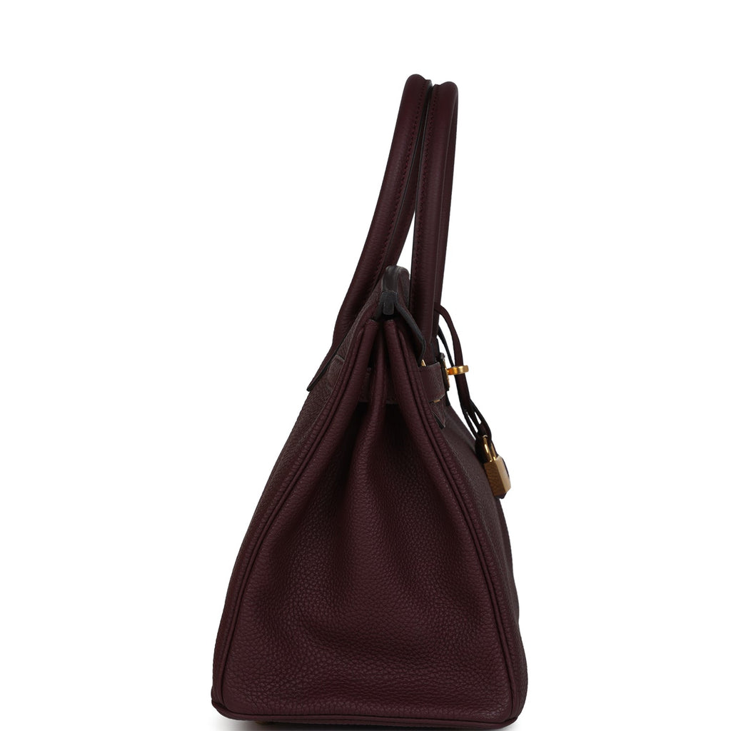Hermes Birkin 30 Bordeaux Togo Gold Hardware
