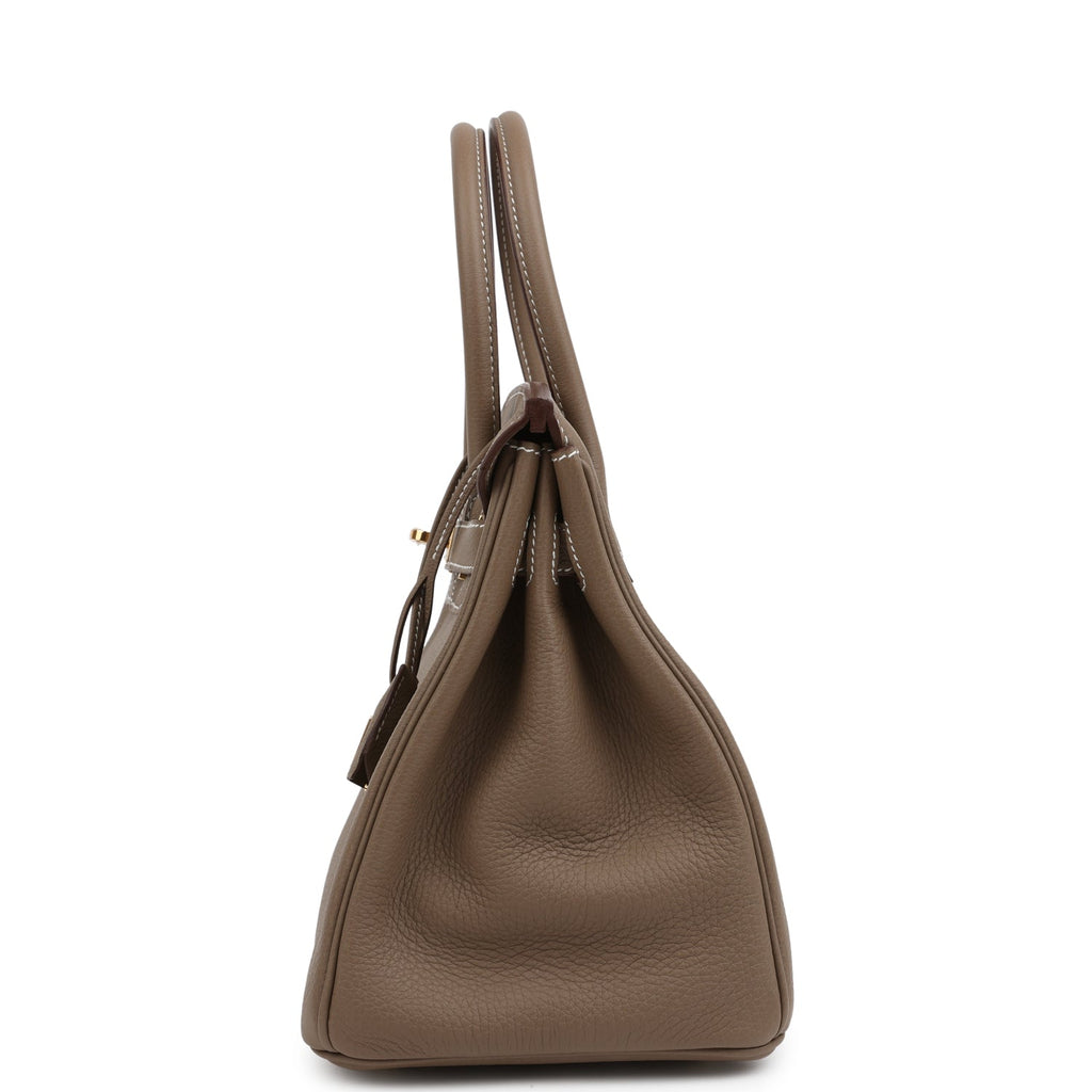 Hermes Birkin 30 Etoupe Togo Gold Hardware