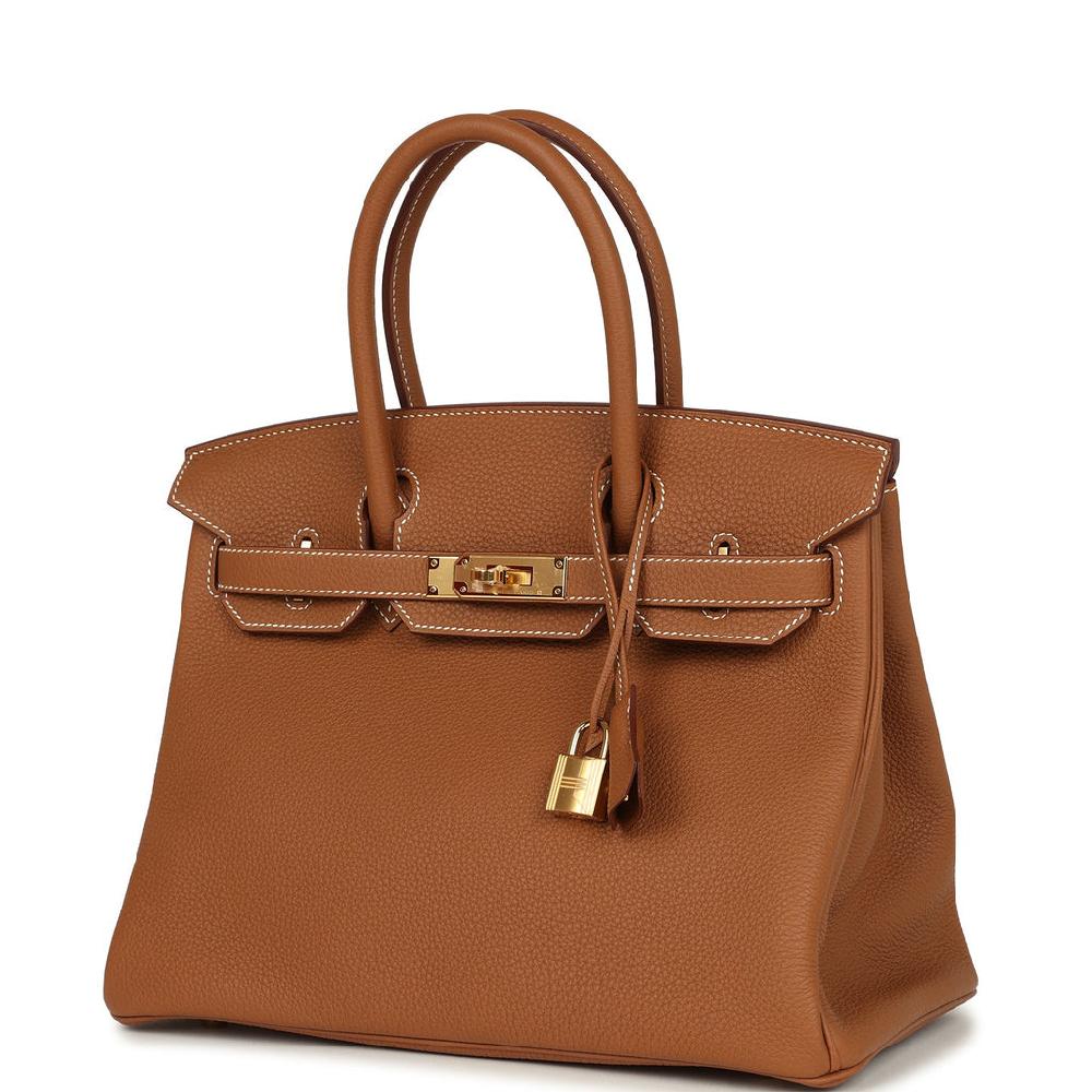 Hermes Birkin 30 Gold Togo Gold Hardware