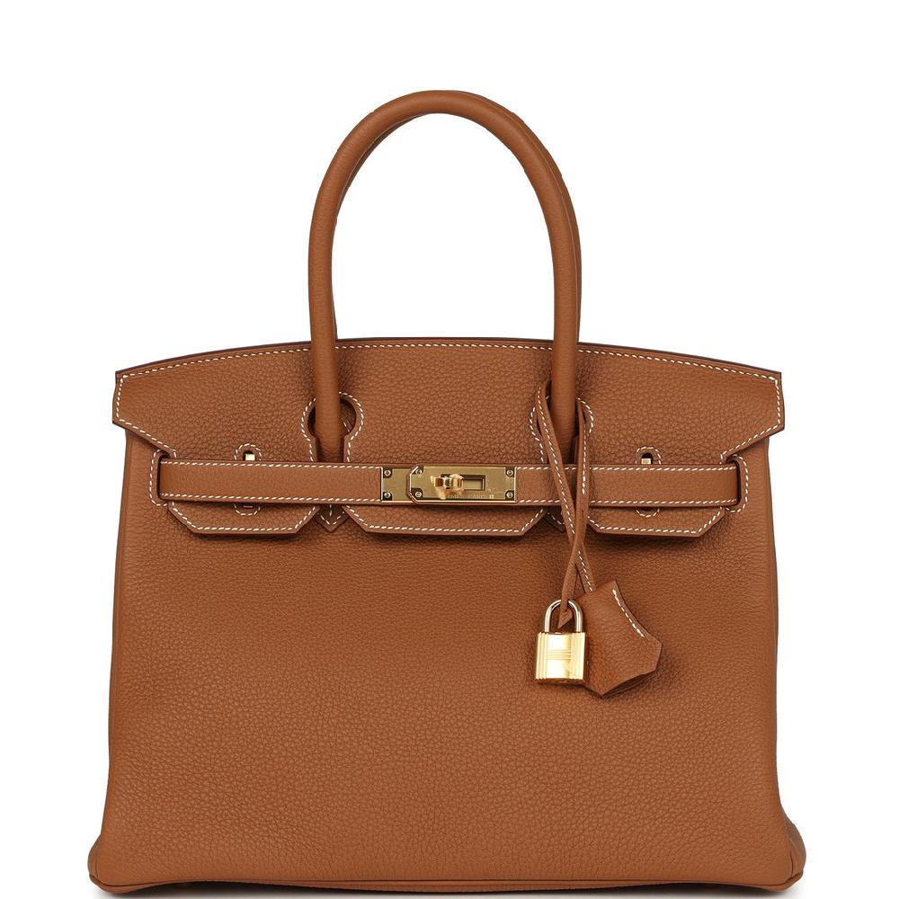 Hermes Birkin 30 Gold Togo Gold Hardware