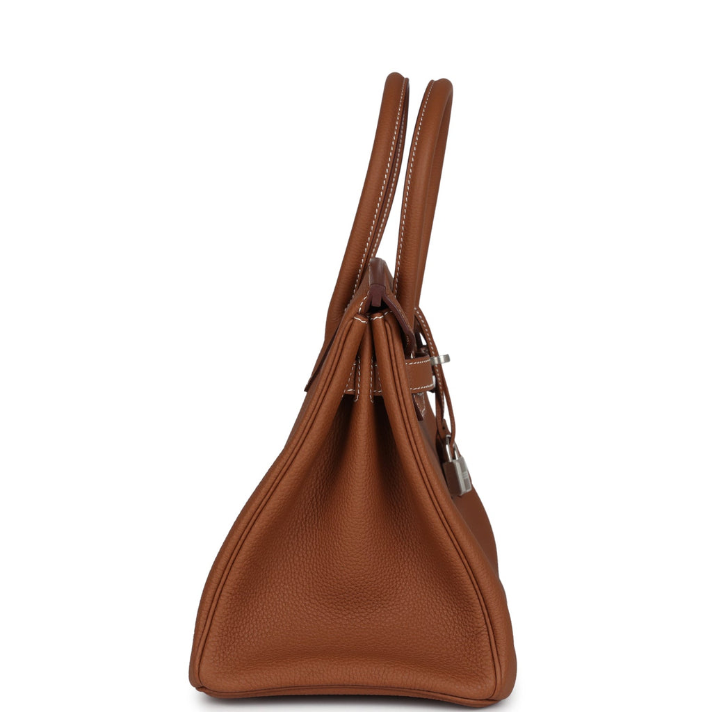 Hermes Birkin 30 Gold Togo Palladium Hardware