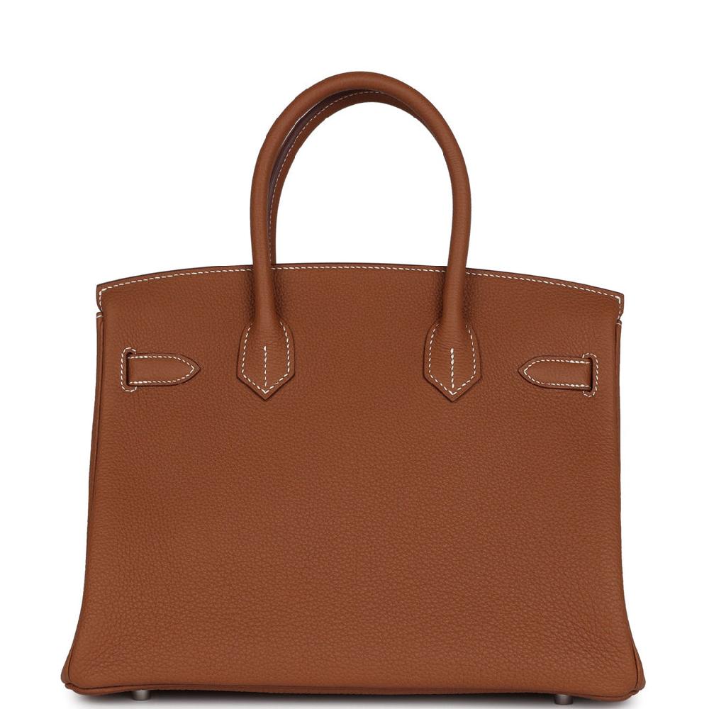 Hermes Birkin 30 Gold Togo Palladium Hardware