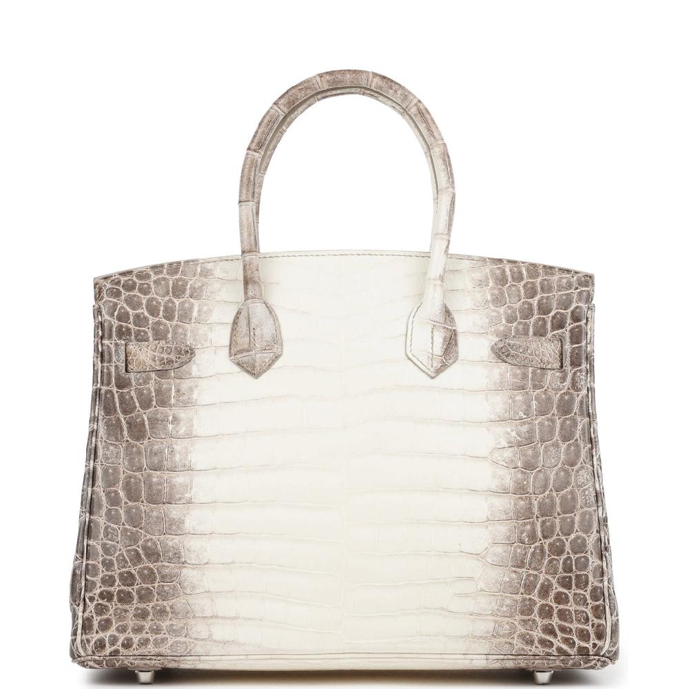 Hermes Birkin 30 Himalaya Niloticus Crocodile Palladium Hardware
