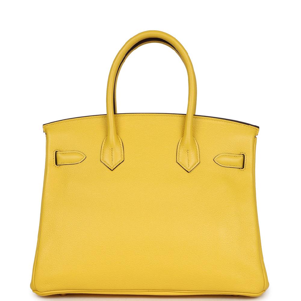 Hermes Birkin 30 Jaune De Naples Novillo Gold Hardware