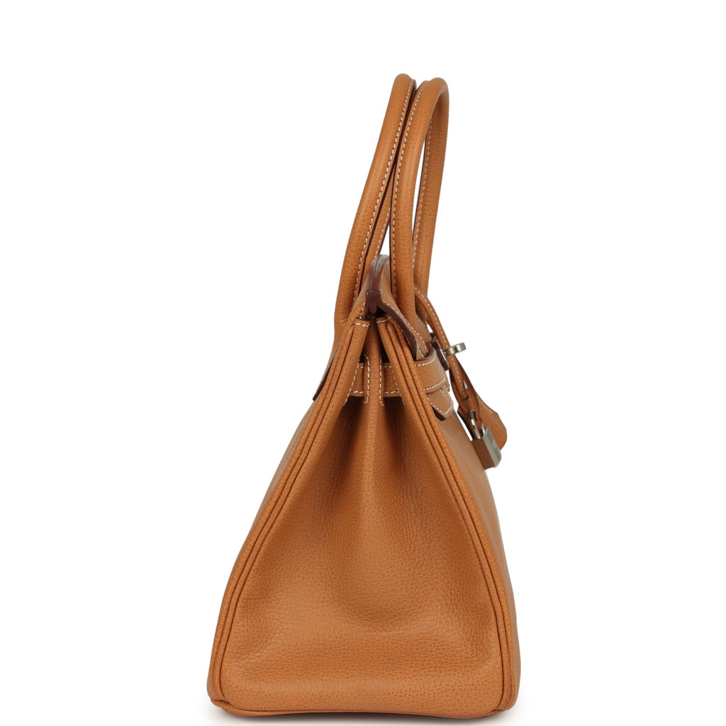 Hermes Birkin 30 Natural Vache Liegee Palladium Hardware