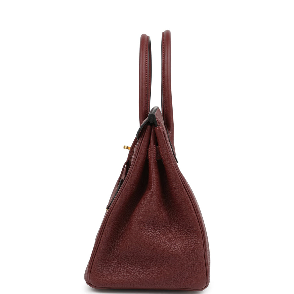 Hermes Birkin 30 Rouge H Togo Gold Hardware