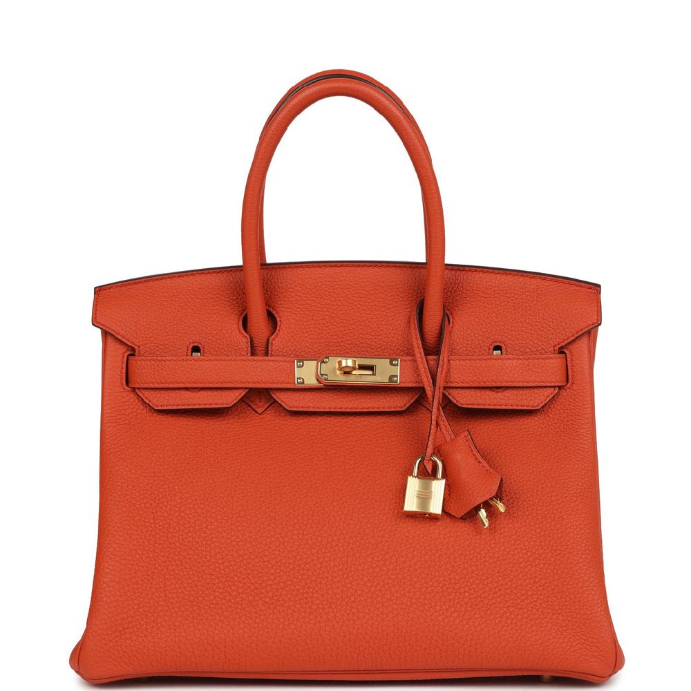 Hermes Birkin 30 Terre Battue Togo Gold Hardware