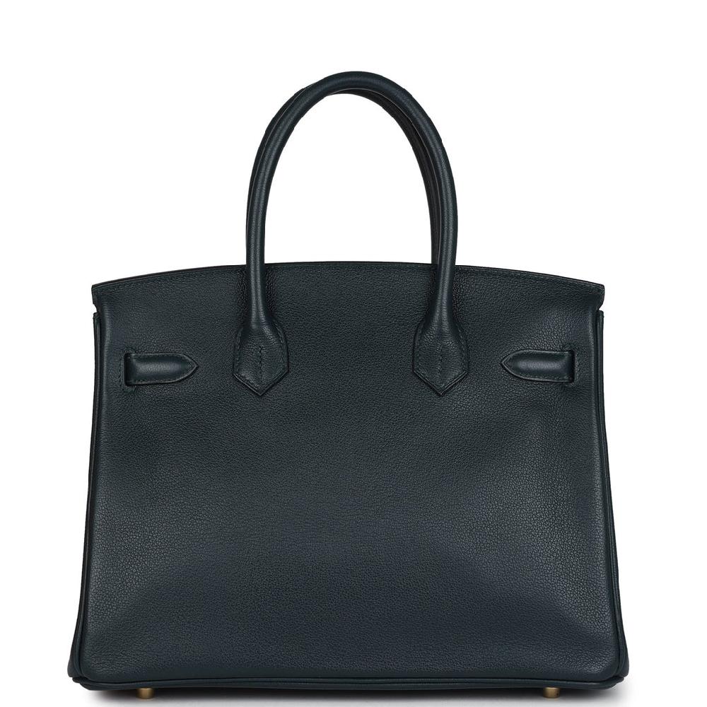 Hermes Birkin 30 Vert Cypress Taurillon Novillo Gold Hardware