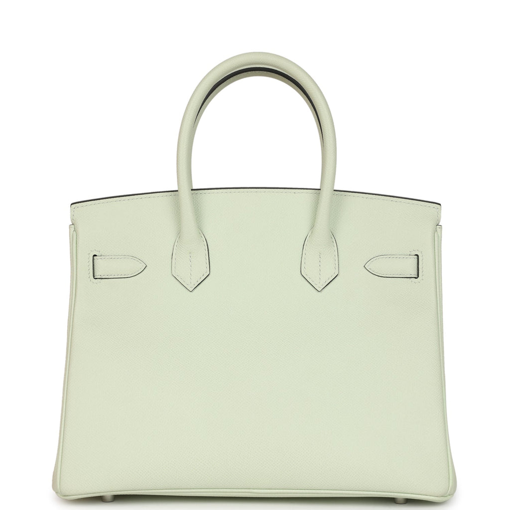 Hermes Birkin 30 Vert Fizz Epsom Palladium Hardware