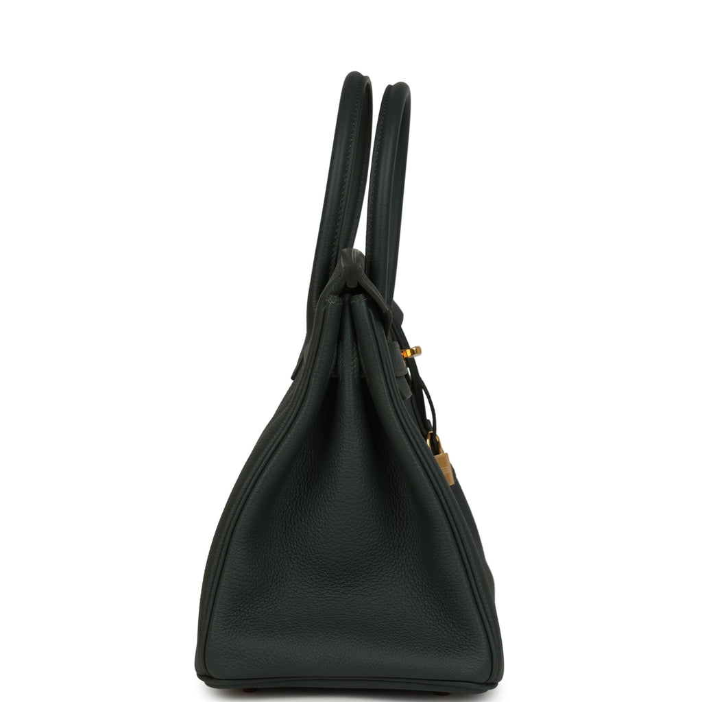 Hermes Birkin 30 Vert Mangrove Togo Gold Hardware