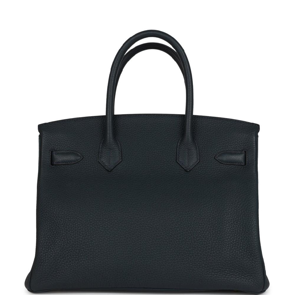 Hermes Birkin 30 Vert Rousseau Togo Gold Hardware