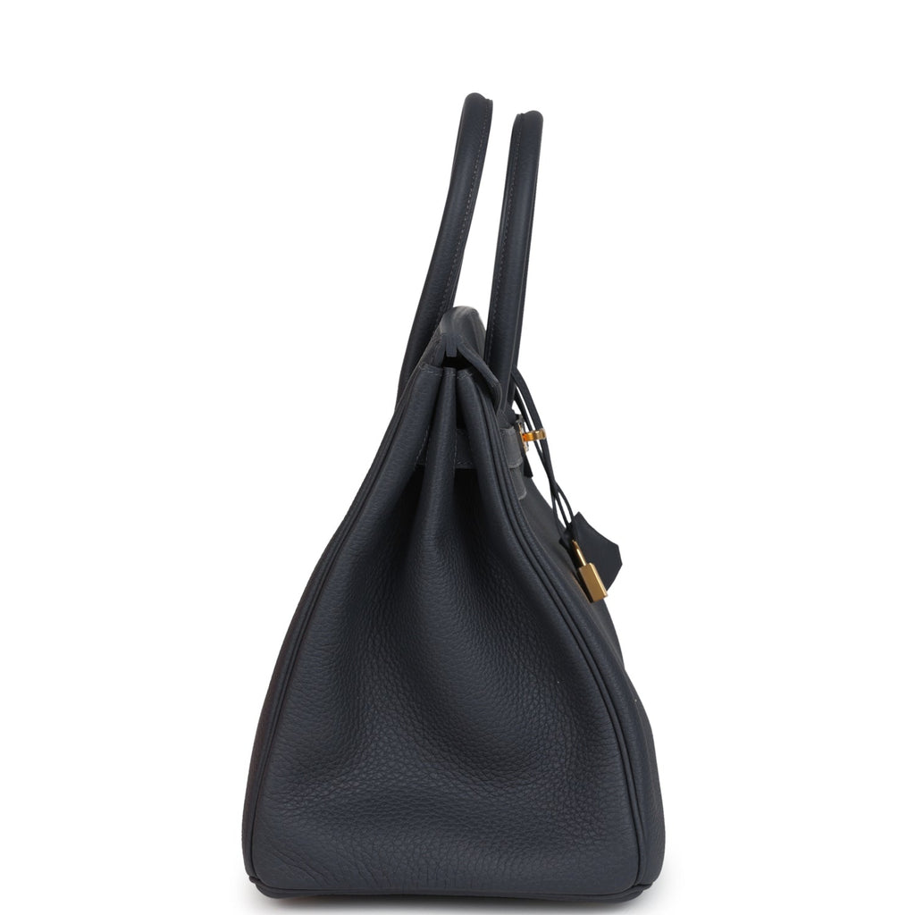 Hermes Birkin 35 Ardoise Togo Gold Hardware