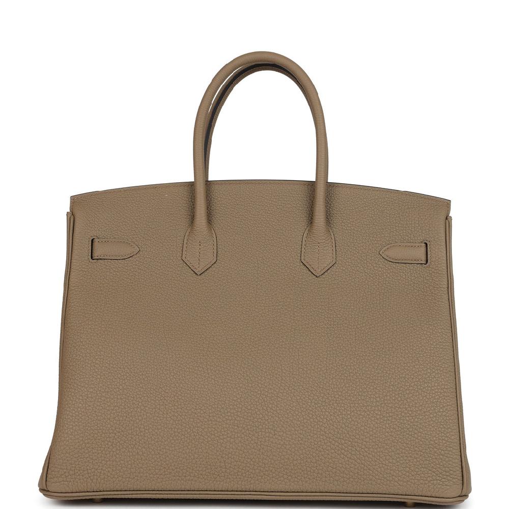 Hermes Birkin 35 Beige Marfa Togo Gold Hardware
