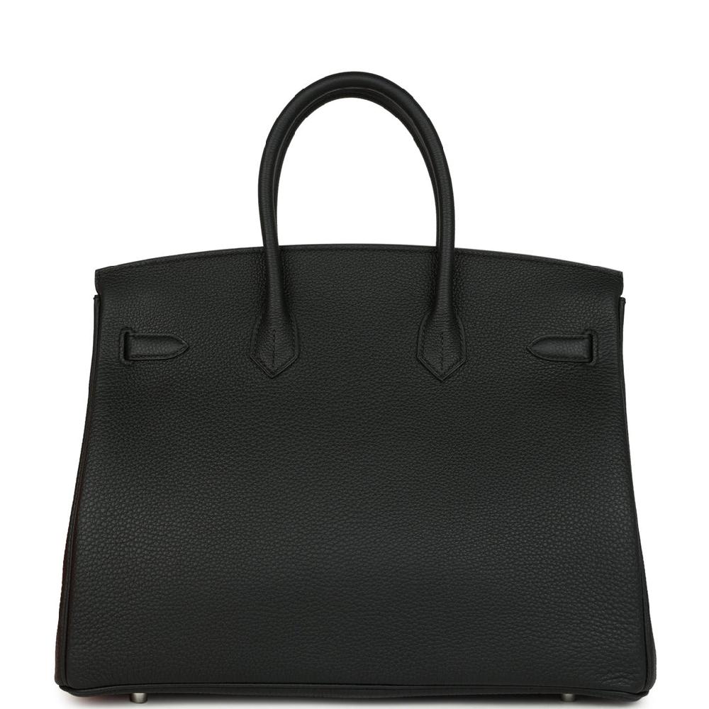 Hermes Birkin 35 Black Togo Brushed Palladium Hardware