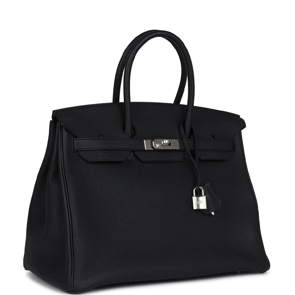 Hermes Birkin 35 Black Togo Palladium Hardware