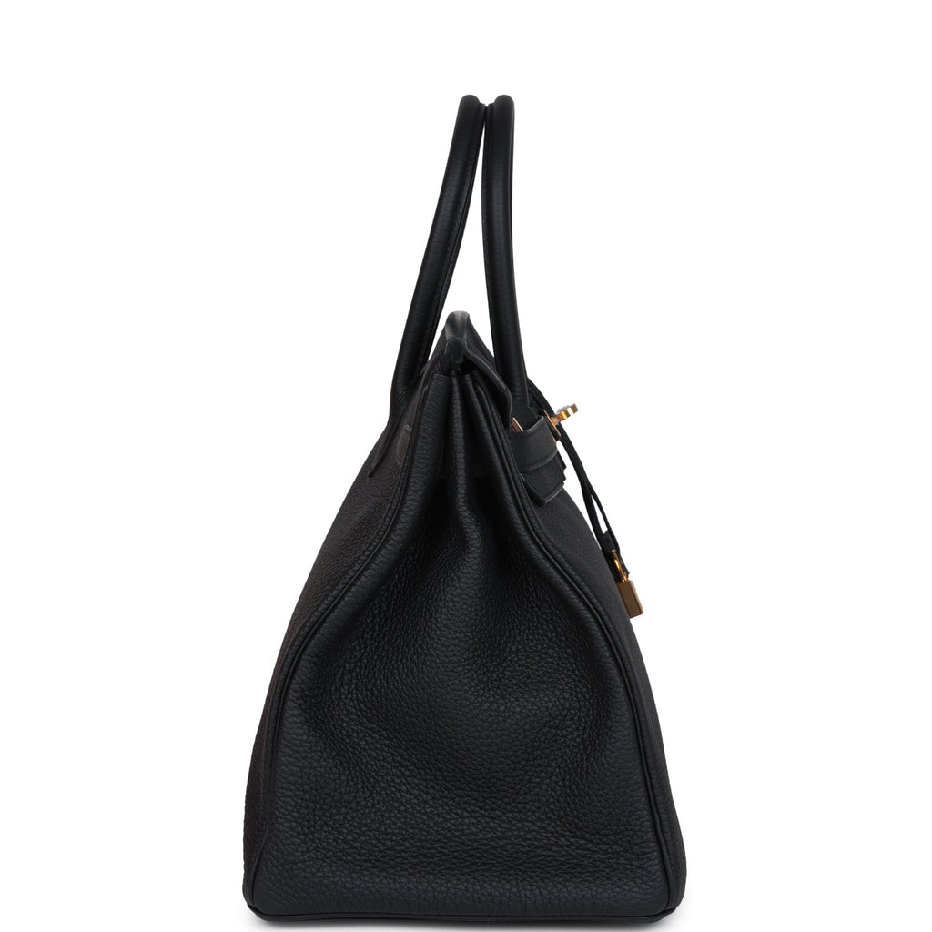Hermes Birkin 35 Black Togo Rose Gold Hardware