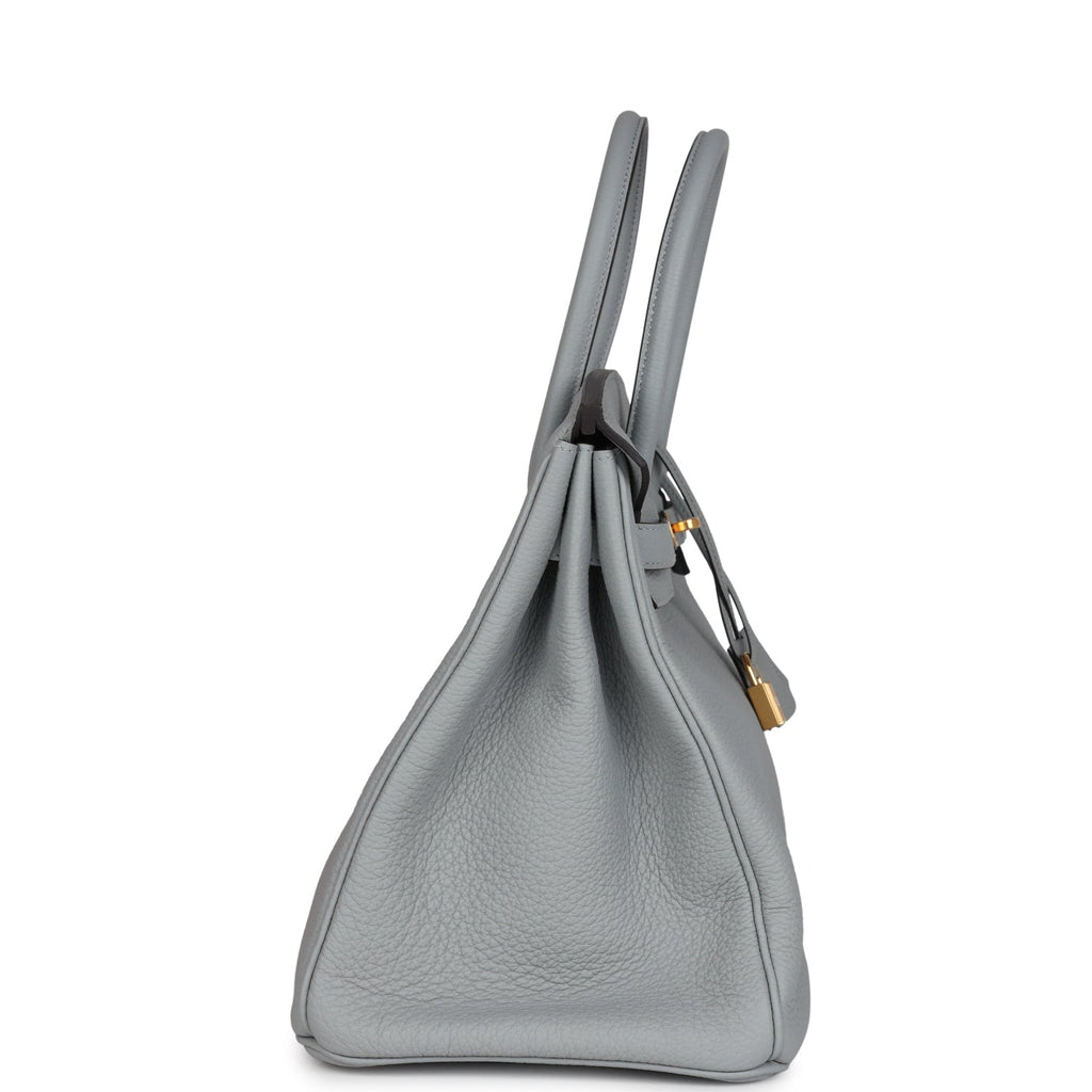 Hermes Birkin 35 Bleu Glacier Togo Gold Hardware