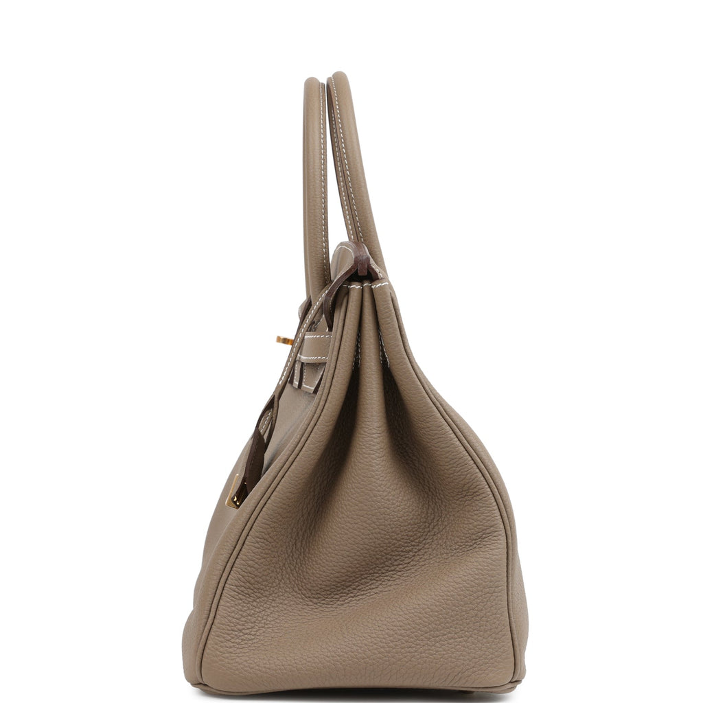 Hermes Birkin 35 Etoupe Togo Gold Hardware