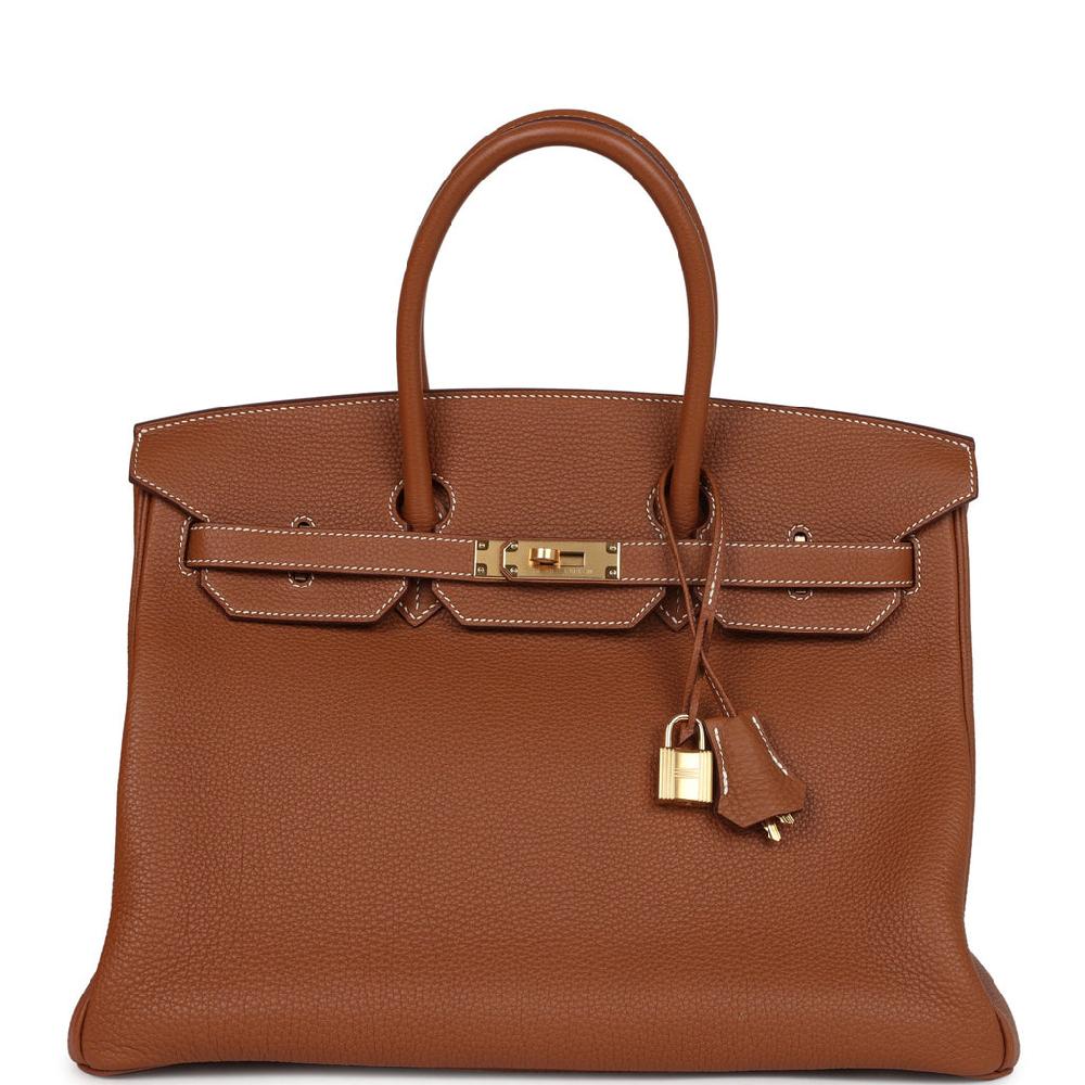 Hermes Birkin 35 Gold Togo Gold Hardware