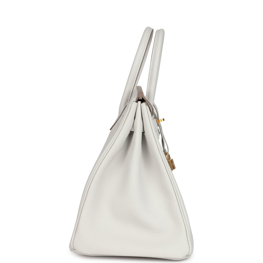 Hermes Birkin 35 Gris Pale Togo Gold Hardware