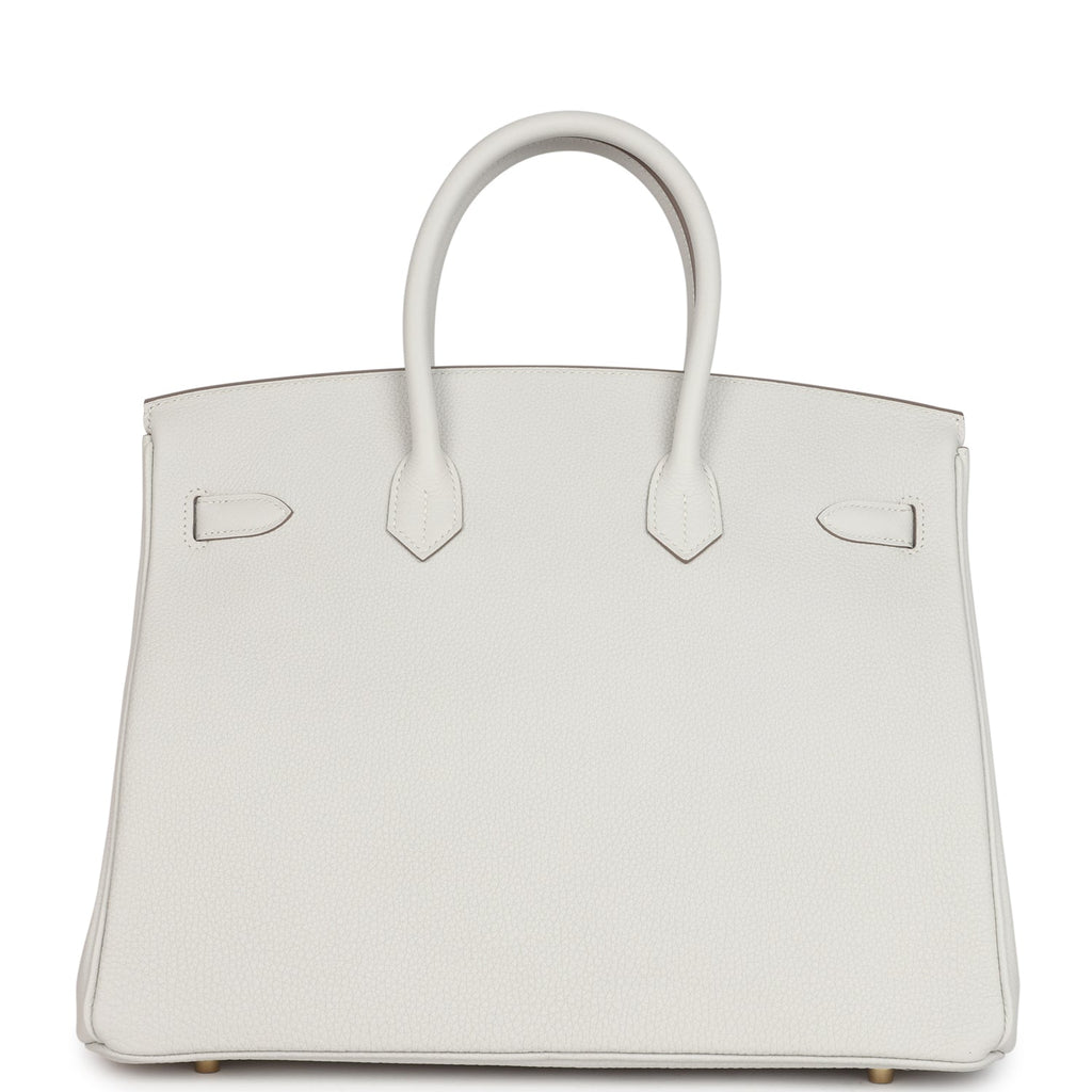 Hermes Birkin 35 Gris Pale Togo Gold Hardware