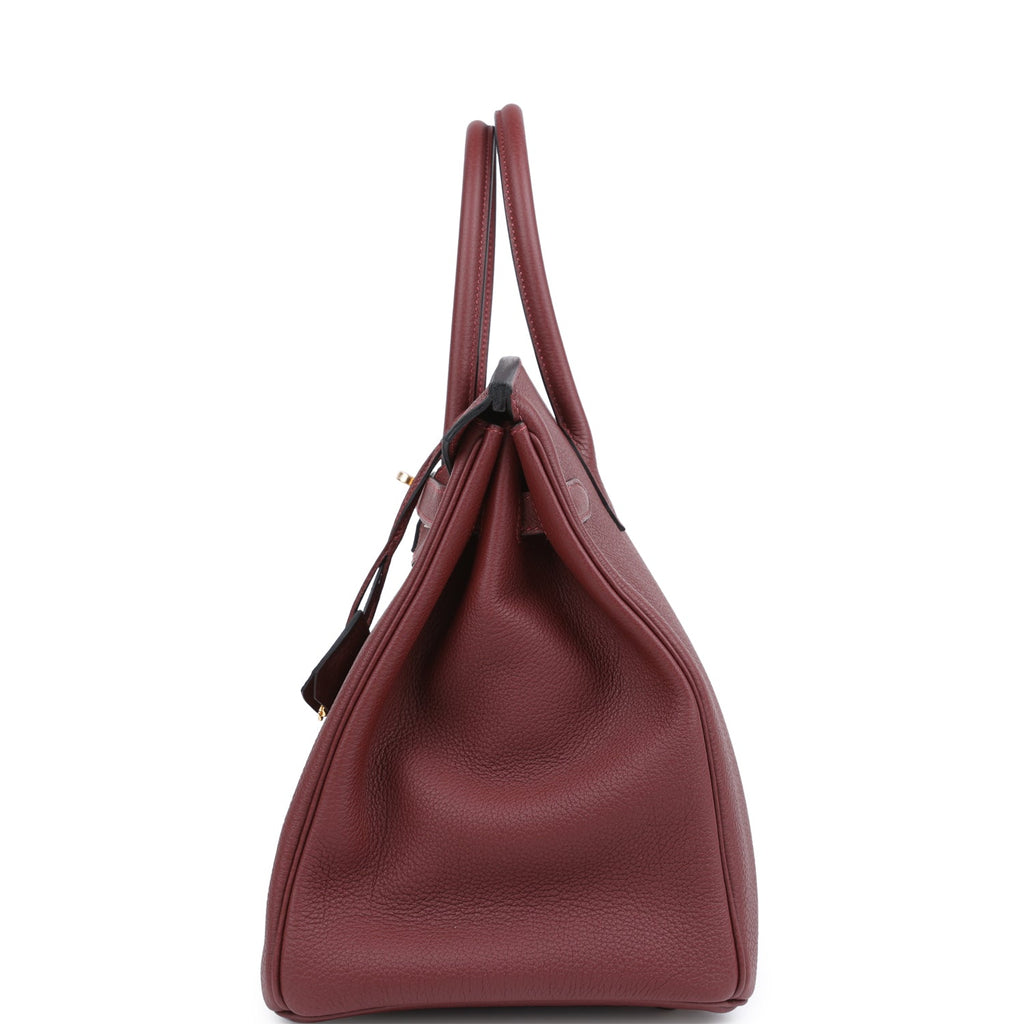 Hermes Birkin 35 Rouge H Togo Gold Hardware