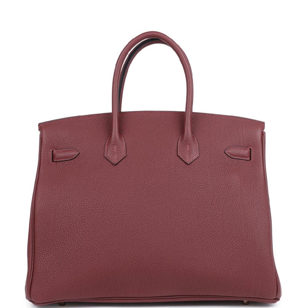 Hermes Birkin 35 Rouge H Togo Gold Hardware